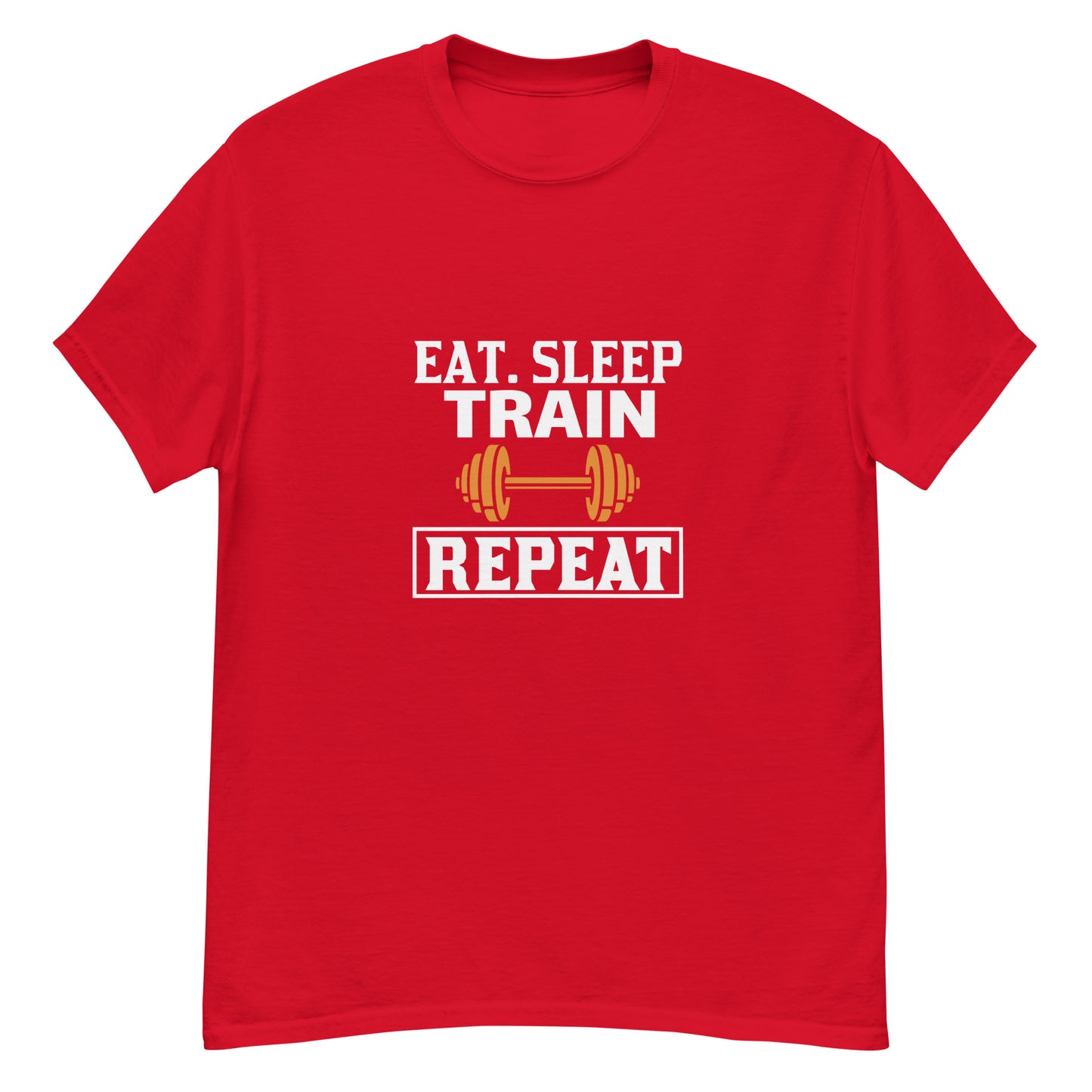 Camiseta clásica hombre EAT SLEEP TRAIN REPEAT