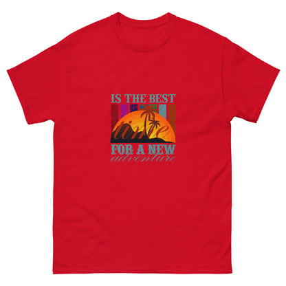 Мъжка класическа тениска ВРЕМЕ ЗА НОВО ПРИКЛЮЧЕНИЕ