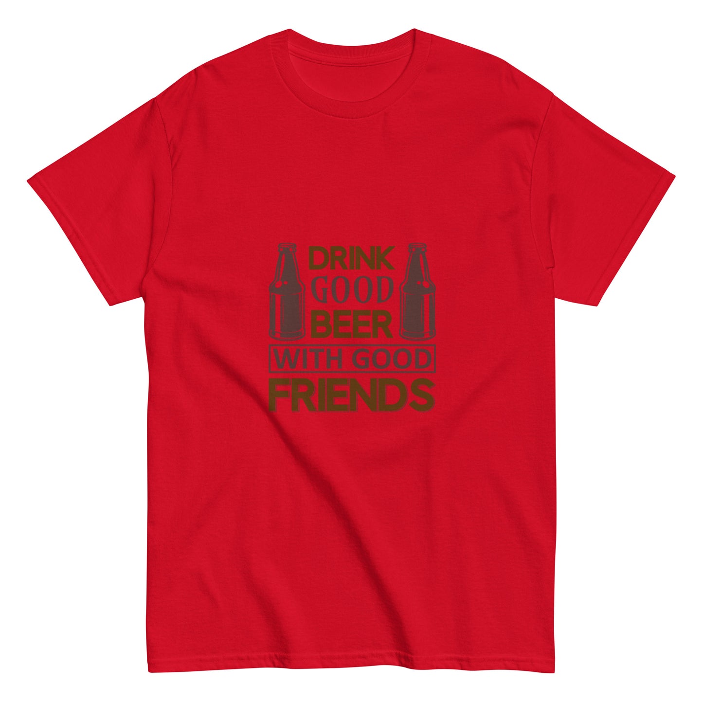 Camiseta clásica hombre DRINK GOOD BEER