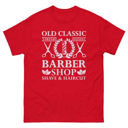 Мъжка класическа тениска OLD CLASSIC BARBERSHOP