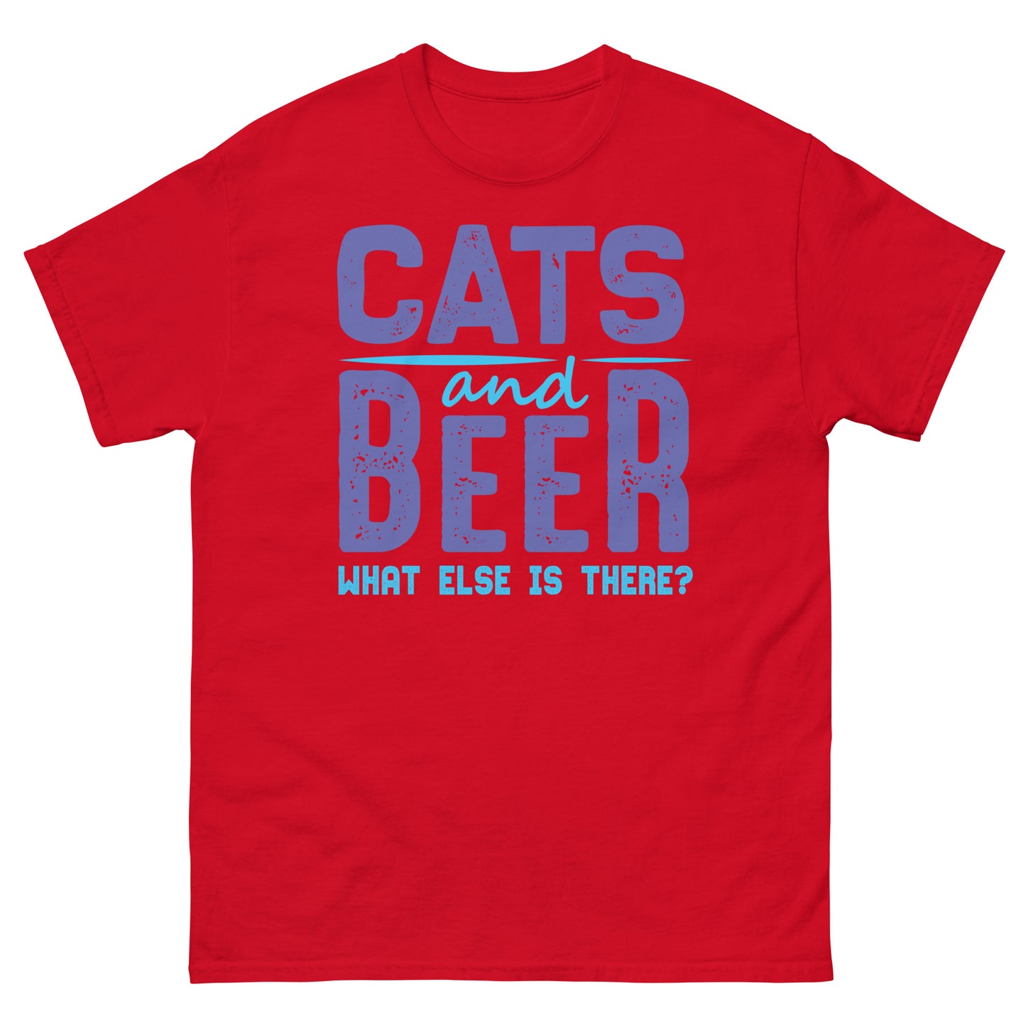 Camiseta clásica hombre GATOS Y CERVEZA