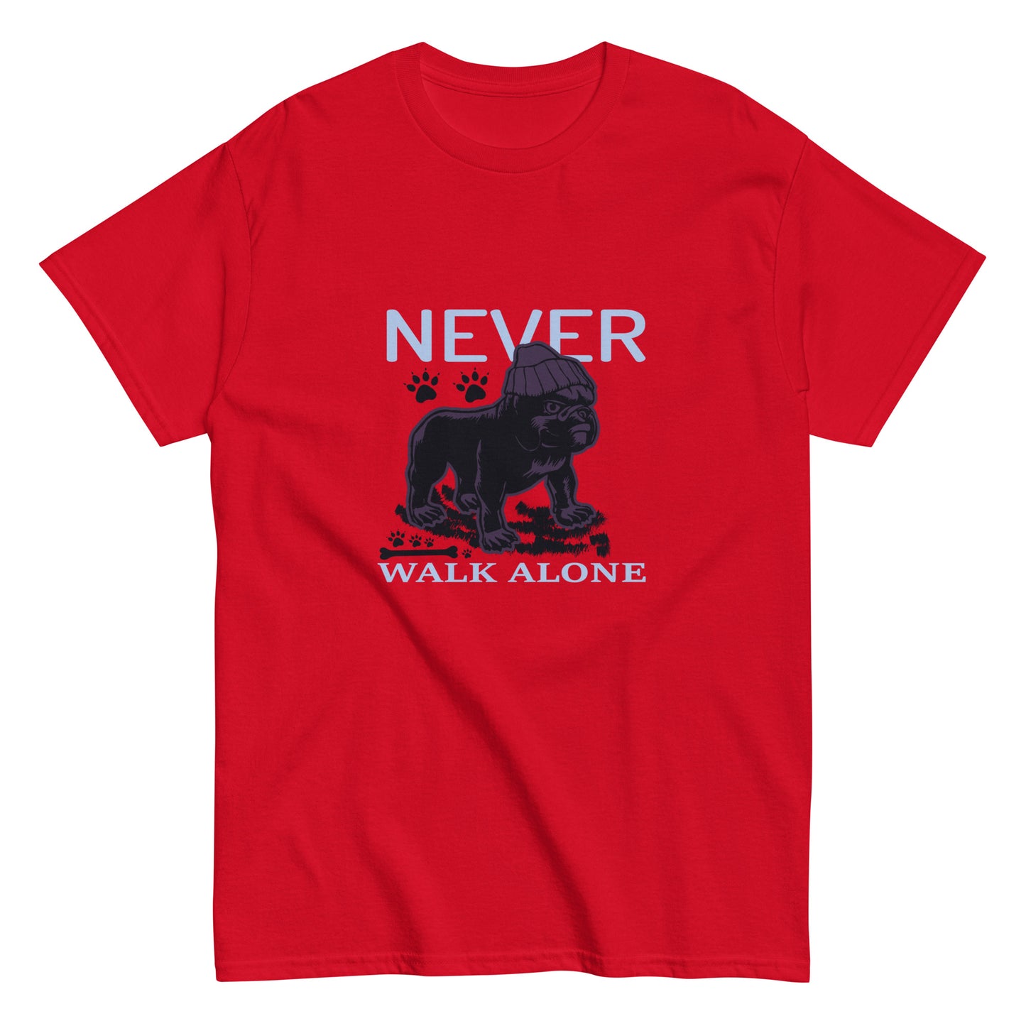 Men's classic tee NEVER WALK ALONE