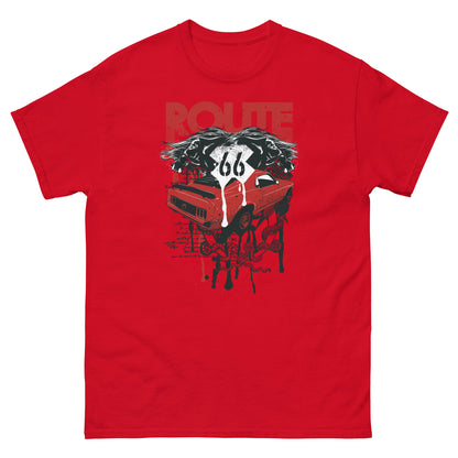 Мъжка класическа тениска ROUTE 66 ART