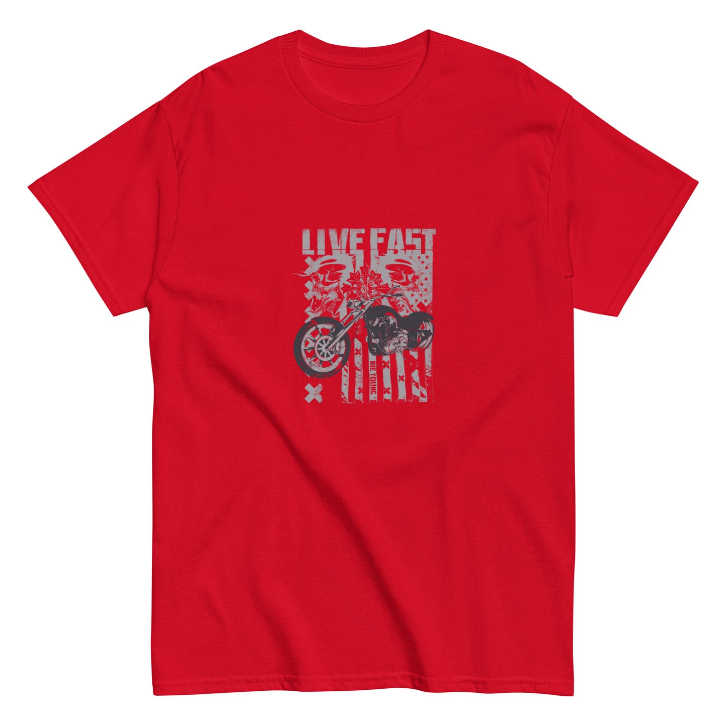 Camiseta clásica de hombre LIVE FAST