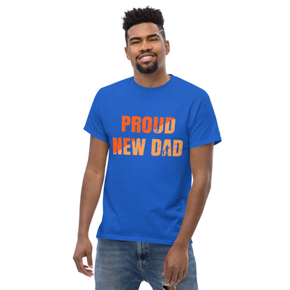 Мъжка класическа тениска PROUD NEW DAD