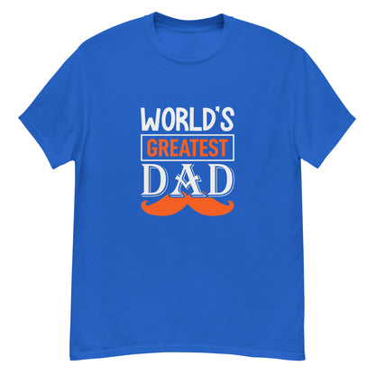 Класическа мъжка тениска WORLD'S GREATEST DAD