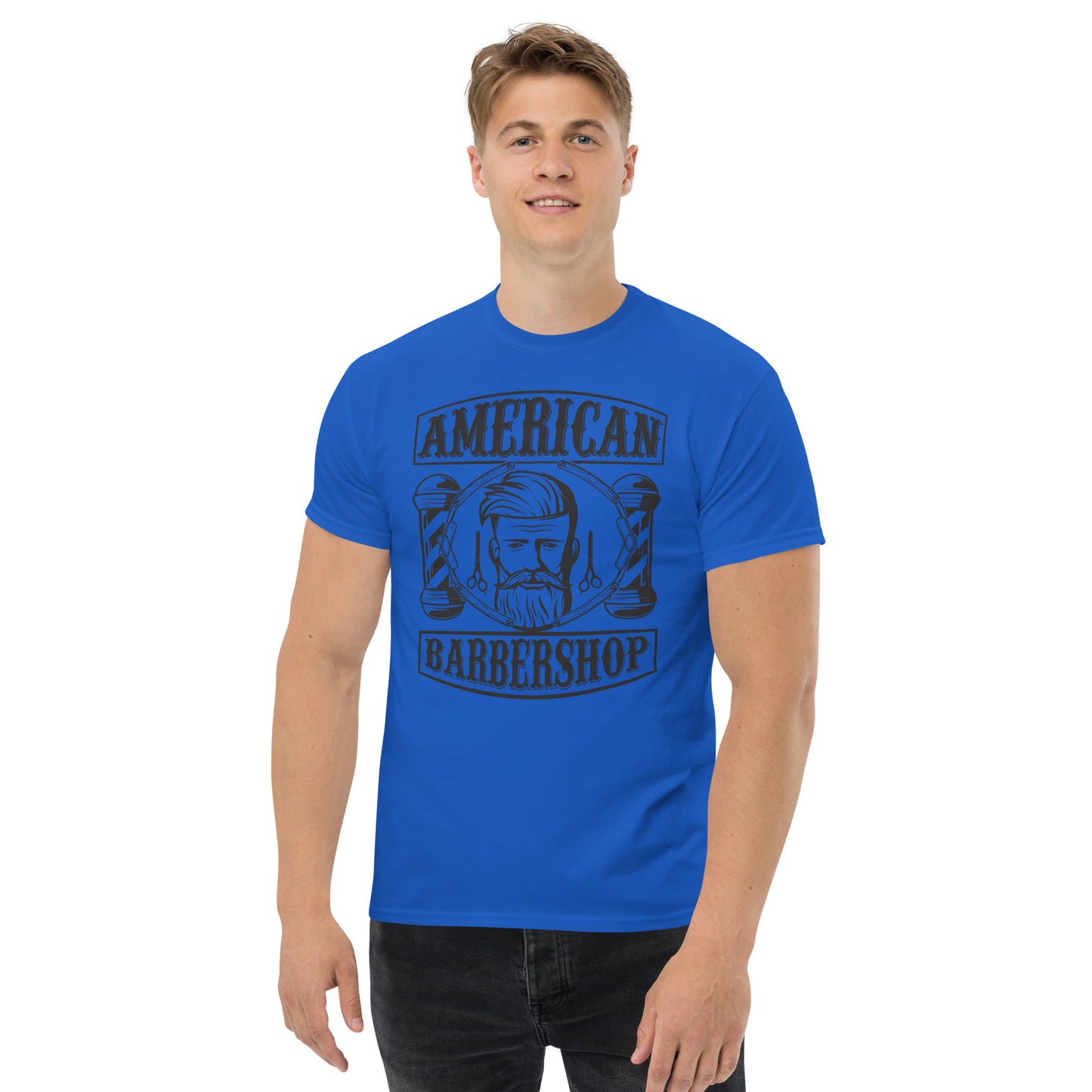 Men's classic tee AMERICAN BARBERSHOP