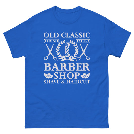 Мъжка класическа тениска OLD CLASSIC BARBERSHOP