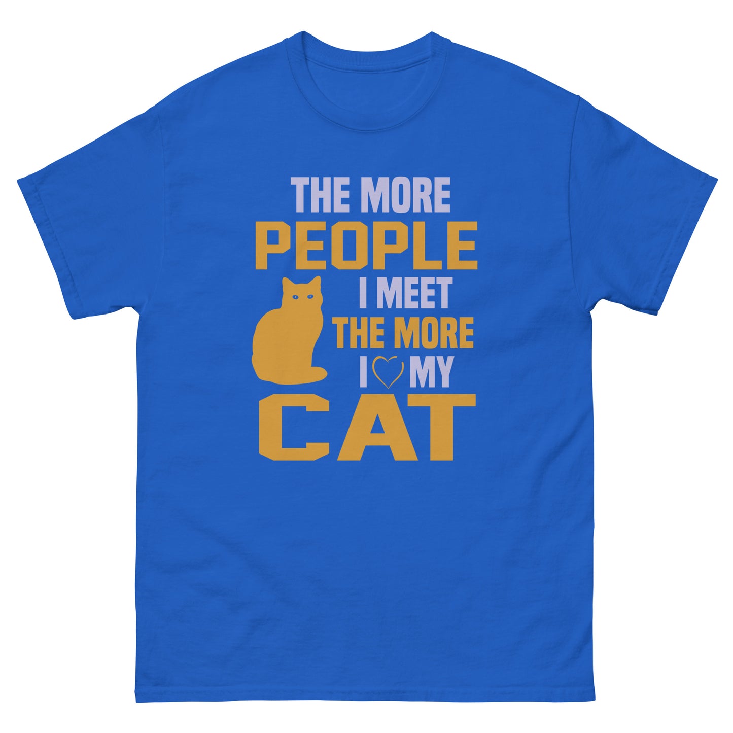 Camiseta clásica hombre I LOVE MY CAT