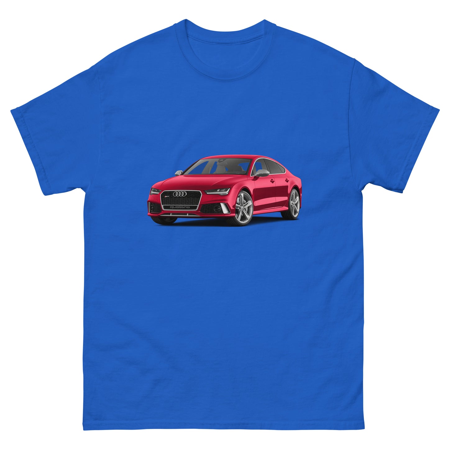 Men's classic tee RED CAR AUDI