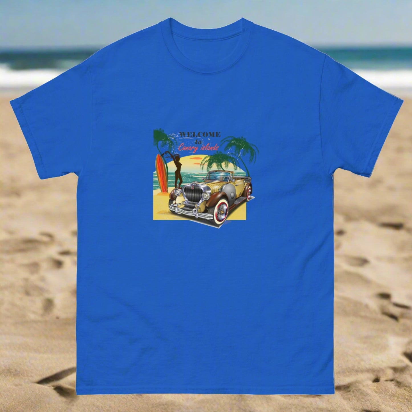 Camiseta clásica hombre BIENVENIDOS A CANARIAS