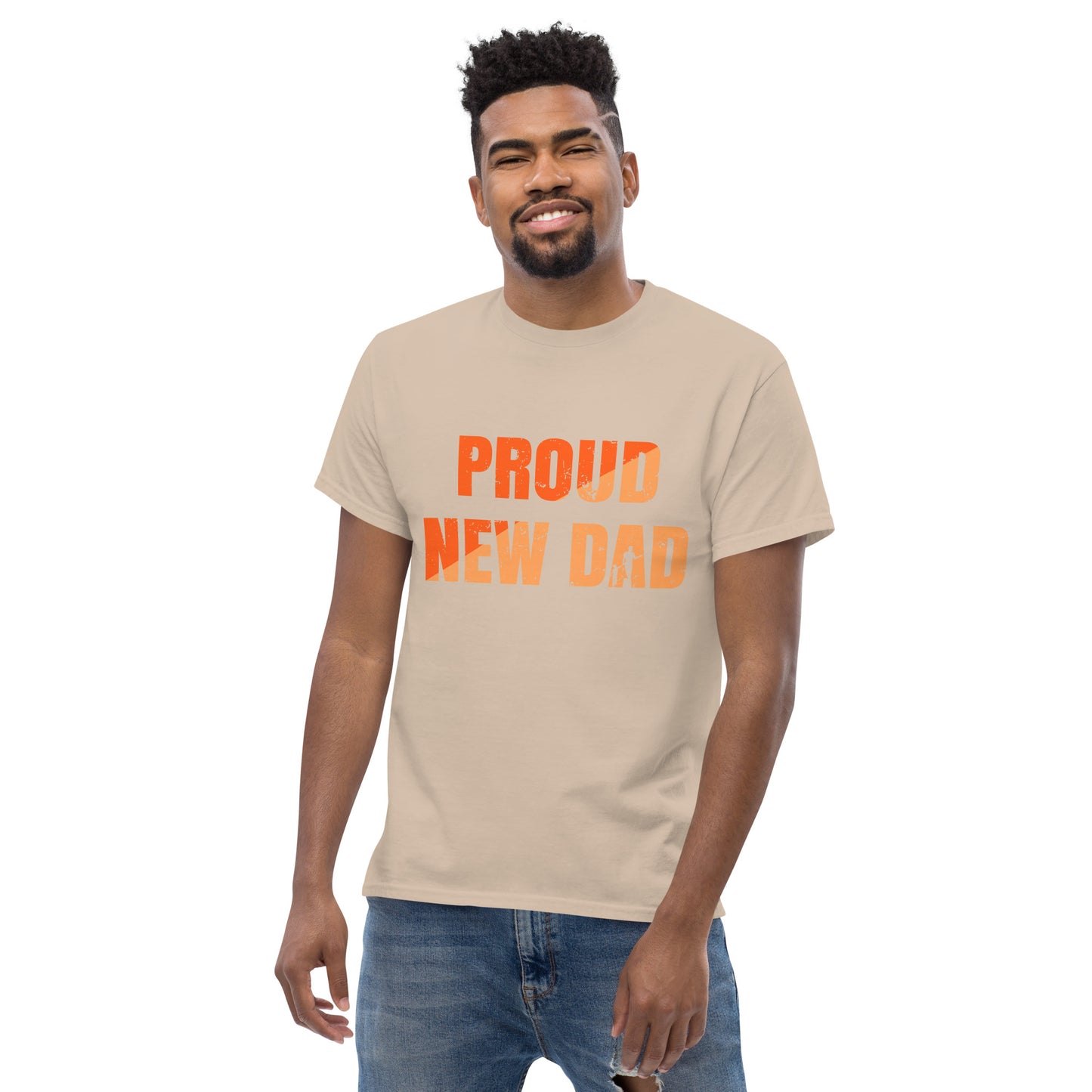 Camiseta clásica de hombre ORGULLOSO NUEVO PAPÁ