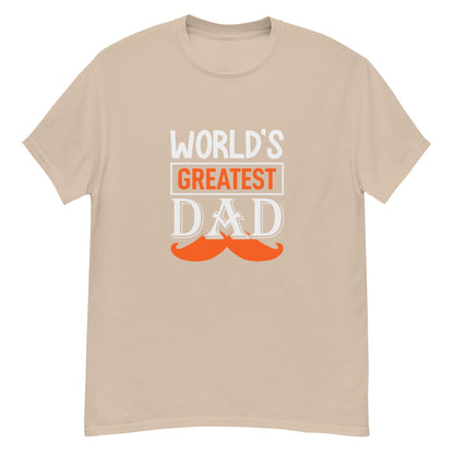 Класическа мъжка тениска WORLD'S GREATEST DAD