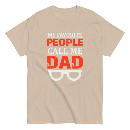 Мъжка класическа тениска МОИТЕ ЛЮБИМИ ХОРА МЕ НАРИЧАТ ТАТО