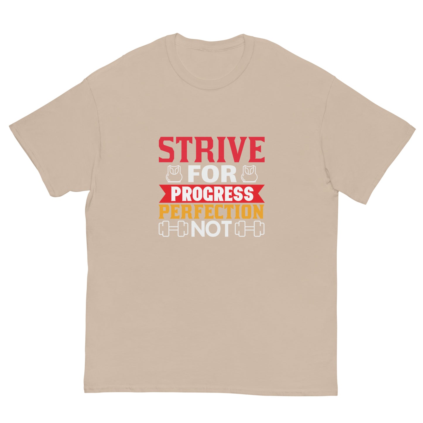 Men's classic tee STRIVE FOR PROGRESS