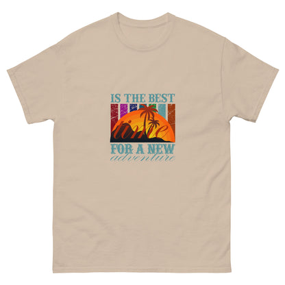 Мъжка класическа тениска ВРЕМЕ ЗА НОВО ПРИКЛЮЧЕНИЕ