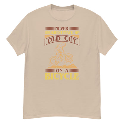Мъжка класическа тениска OLD GUY ON A BICYCLE