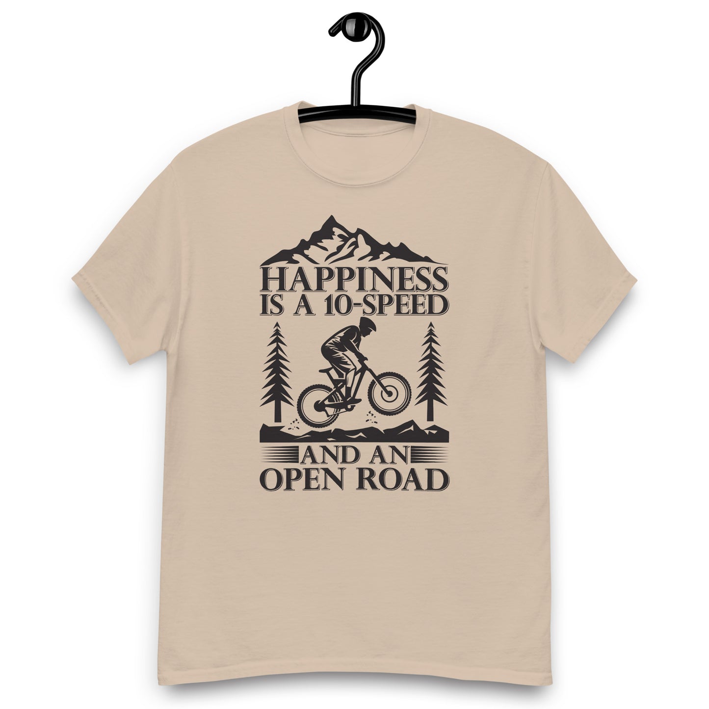 Men's classic tee HAPPINESS IS A 10-SPEED