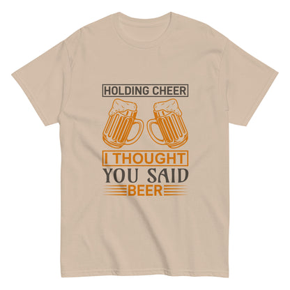 Мъжка класическа тениска HOLDING CHEER