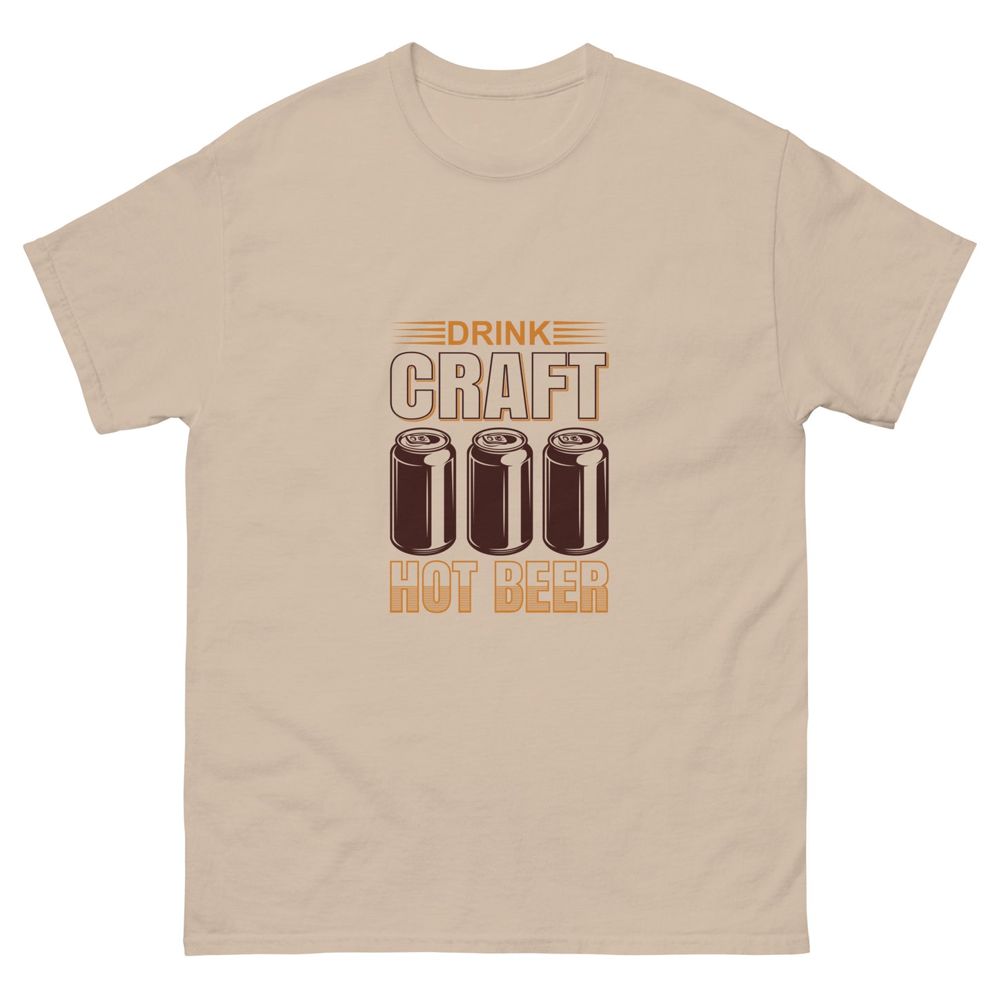 Camiseta clásica hombre DRINK CRAFT HOT BEER