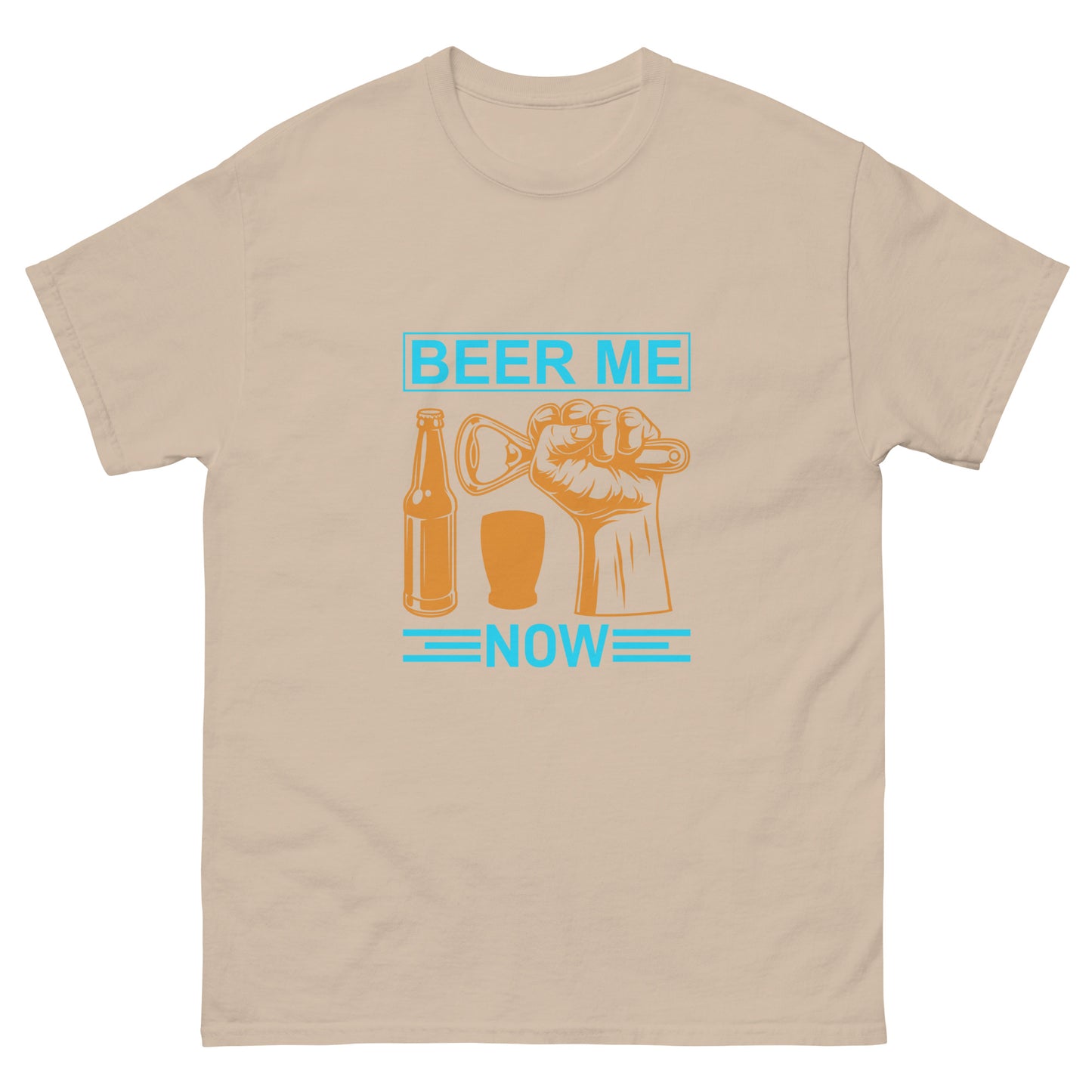 Camiseta clásica hombre BEER ME NOW