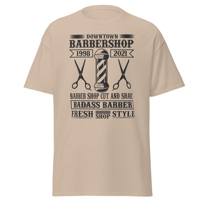 Мъжка класическа тениска DOWNTOWN BARBERSHOP