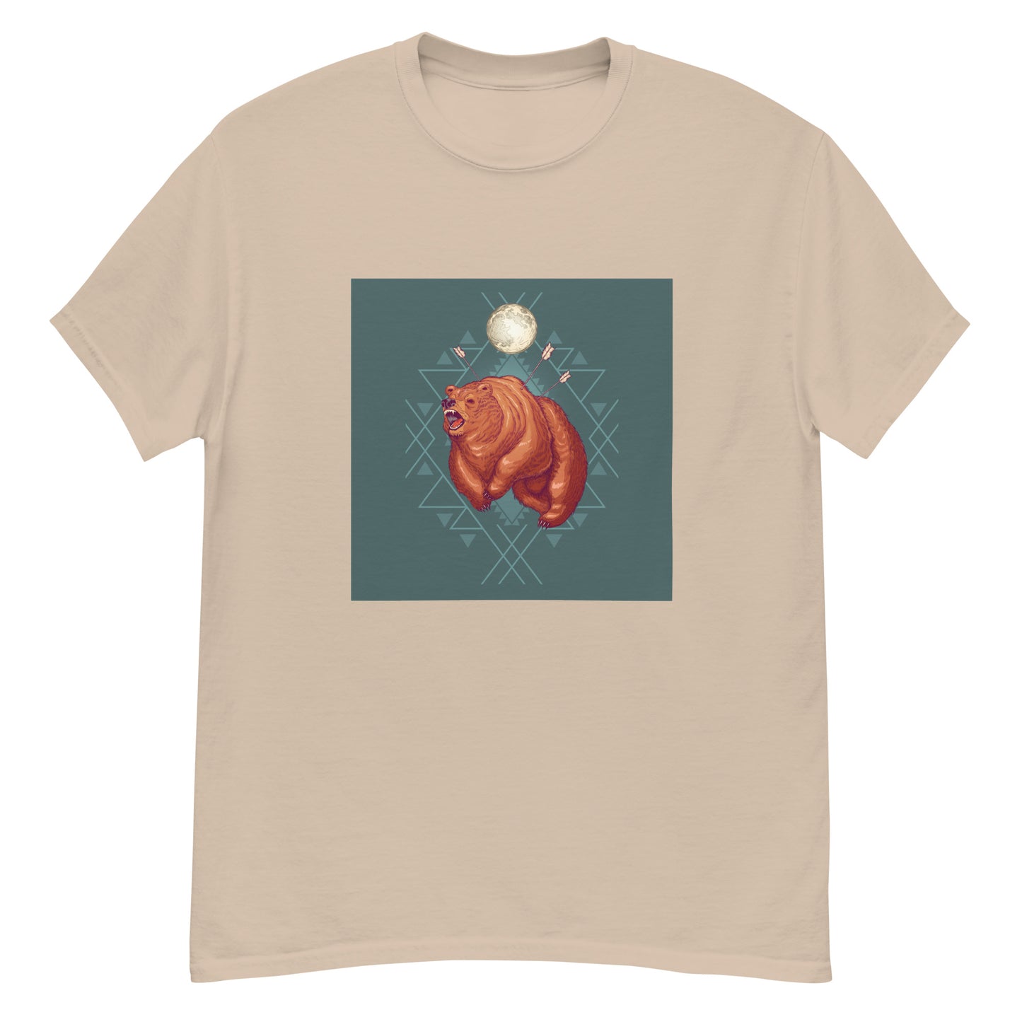 Men's classic tee BEAR AND MOON