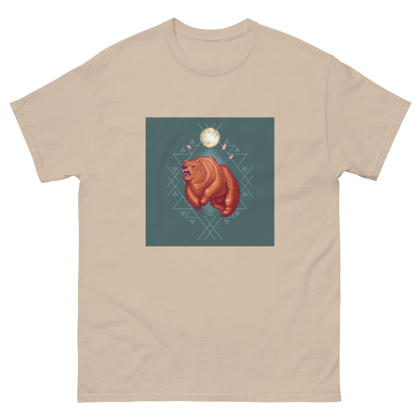 Men's classic tee BEAR AND MOON