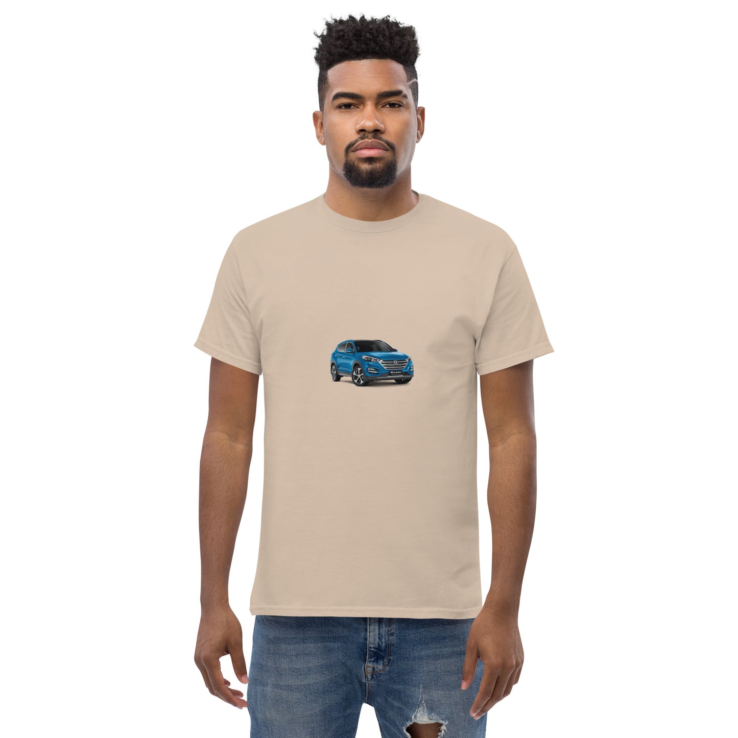 Men's classic tee BLUE CAR