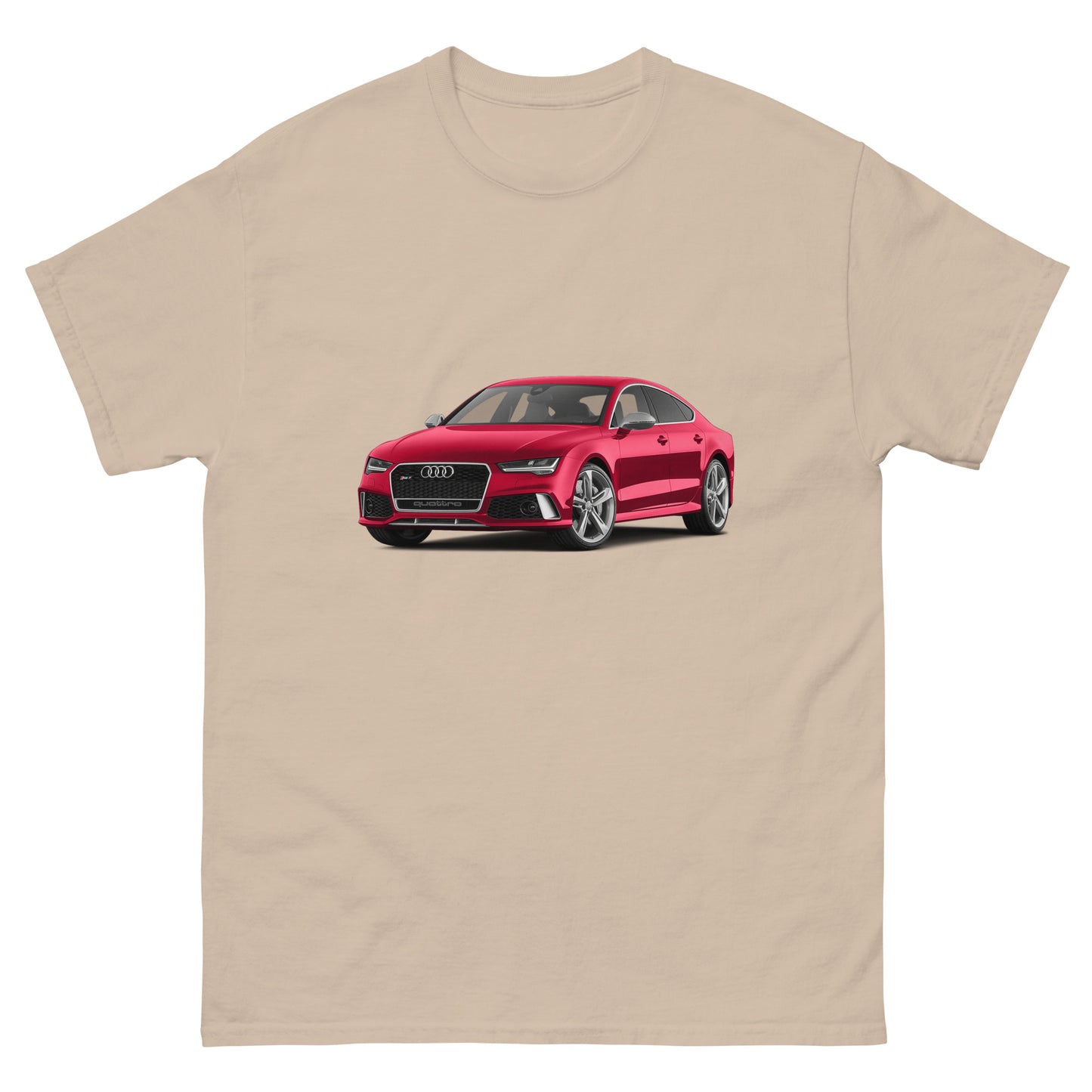 Men's classic tee RED CAR AUDI