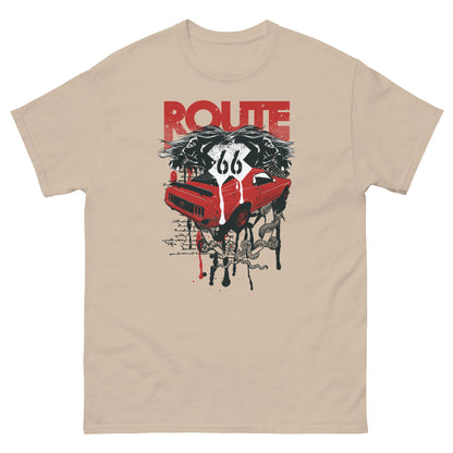 Мъжка класическа тениска ROUTE 66 ART