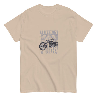 Мъжка класическа тениска LIVE FAST