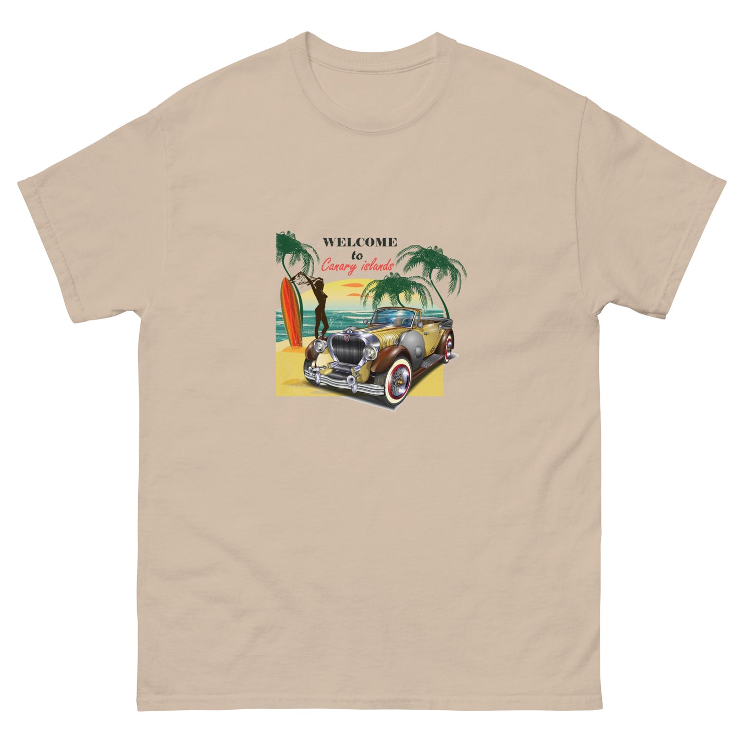 Men's classic tee WELCOME TO CANARY ISLANDS