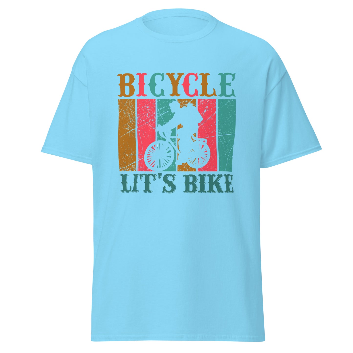 Men's classic tee BICYCLE LET'S BIKE