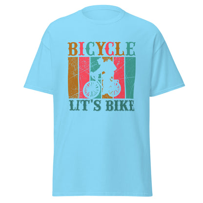 Мъжка класическа тениска BICYCLE LET'S BIKE