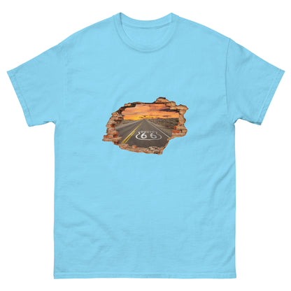 Мъжка класическа тениска HOLE ROUTE 66