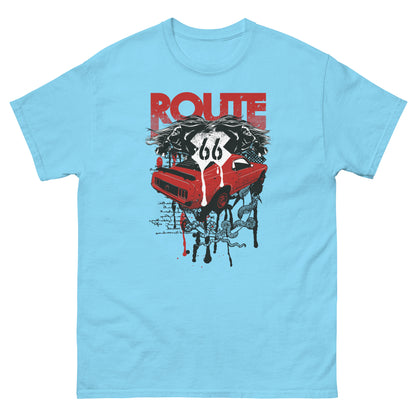 Мъжка класическа тениска ROUTE 66 ART