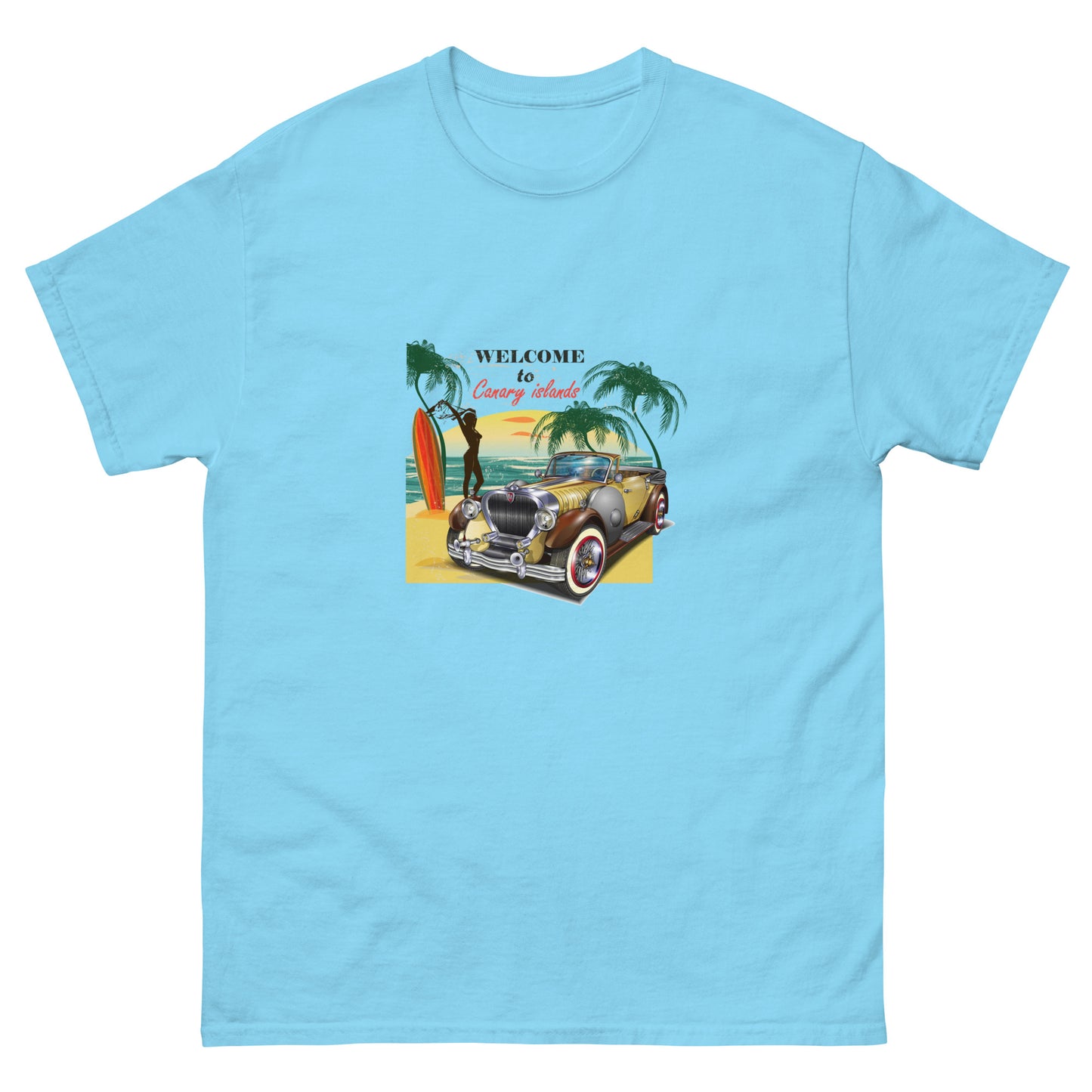 Camiseta clásica hombre BIENVENIDOS A CANARIAS