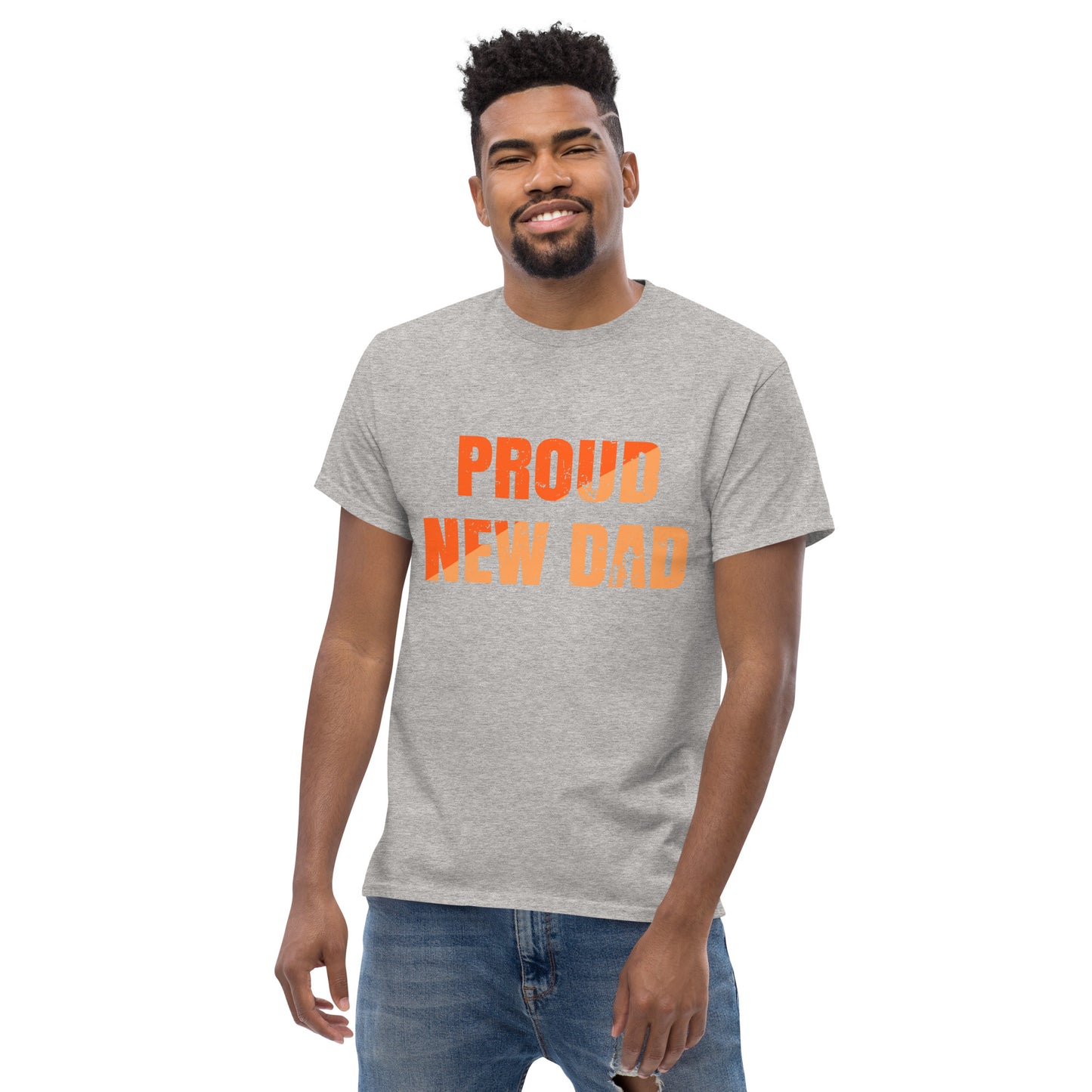 Camiseta clásica de hombre ORGULLOSO NUEVO PAPÁ