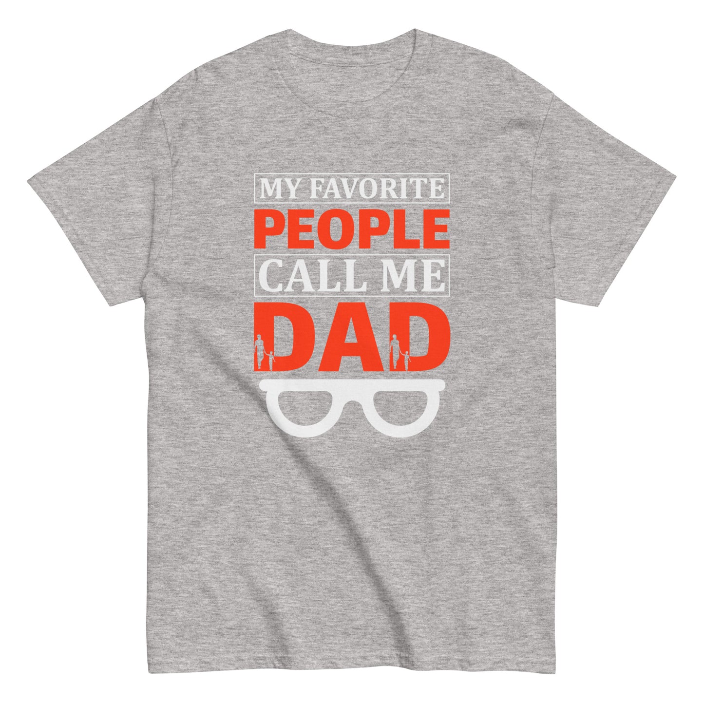 Camiseta clásica hombre MI GENTE FAVORITA LLAMAME PAPÁ