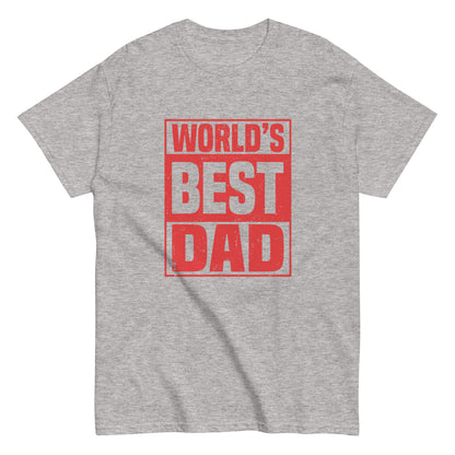 Мъжка класическа тениска WORLD'S BEST DAD