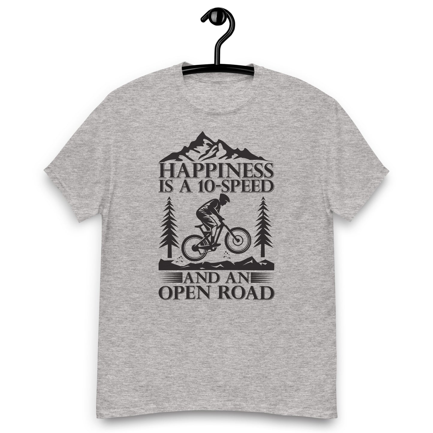 Men's classic tee HAPPINESS IS A 10-SPEED