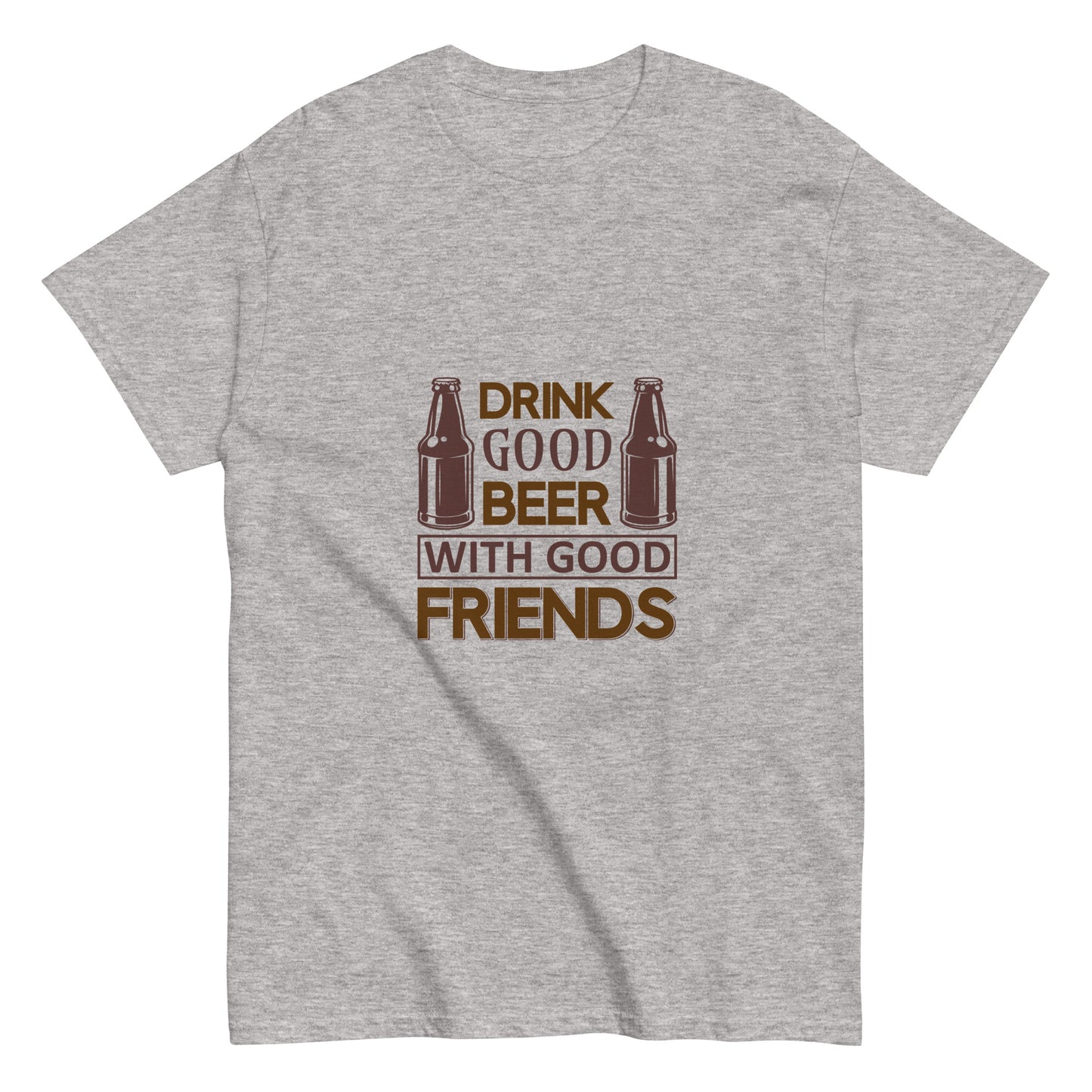 Camiseta clásica hombre DRINK GOOD BEER