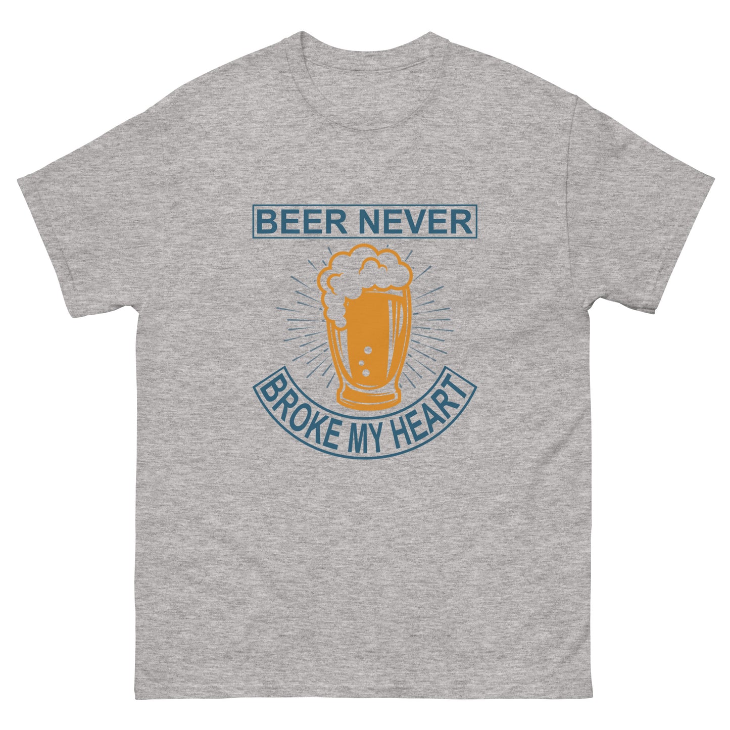 Men's classic tee BEER NEVER BROKE MY HEART