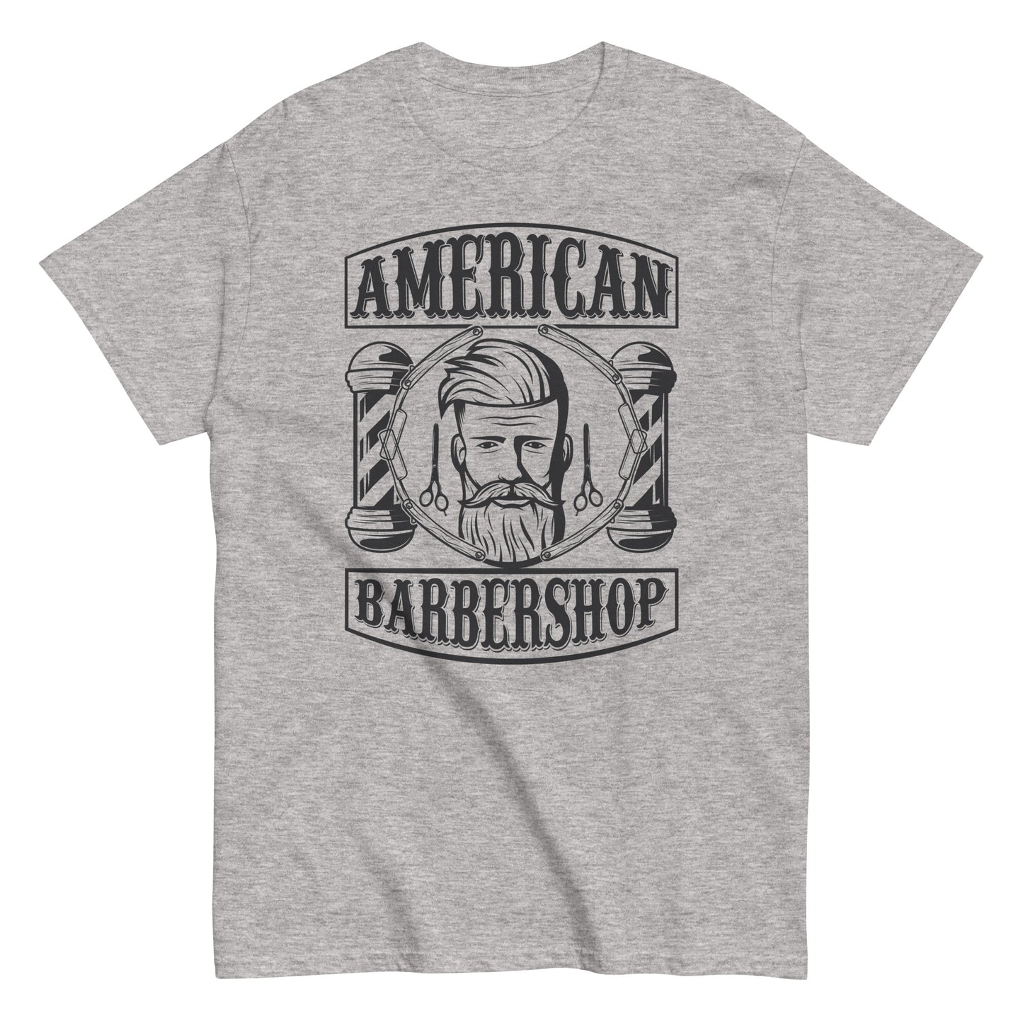 Мъжка класическа тениска AMERICAN BARBERSHOP