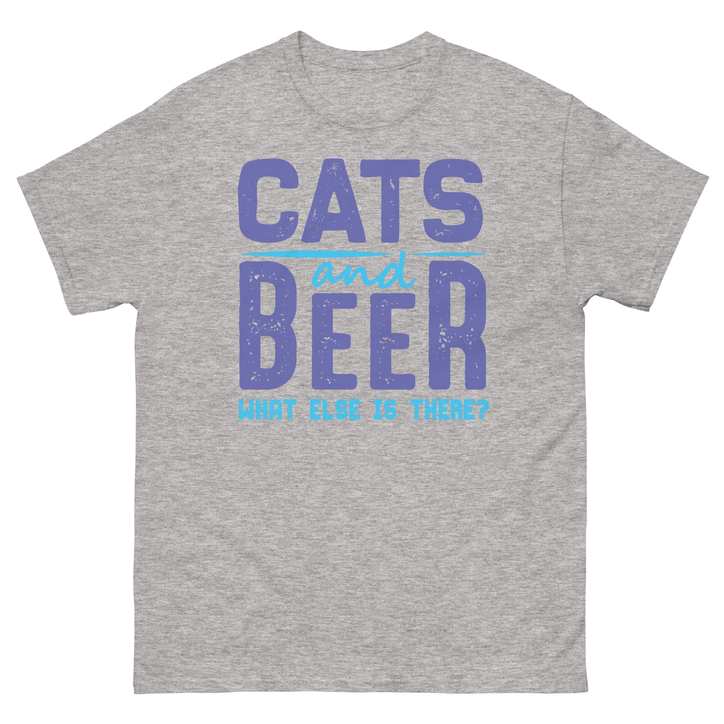 Camiseta clásica hombre GATOS Y CERVEZA