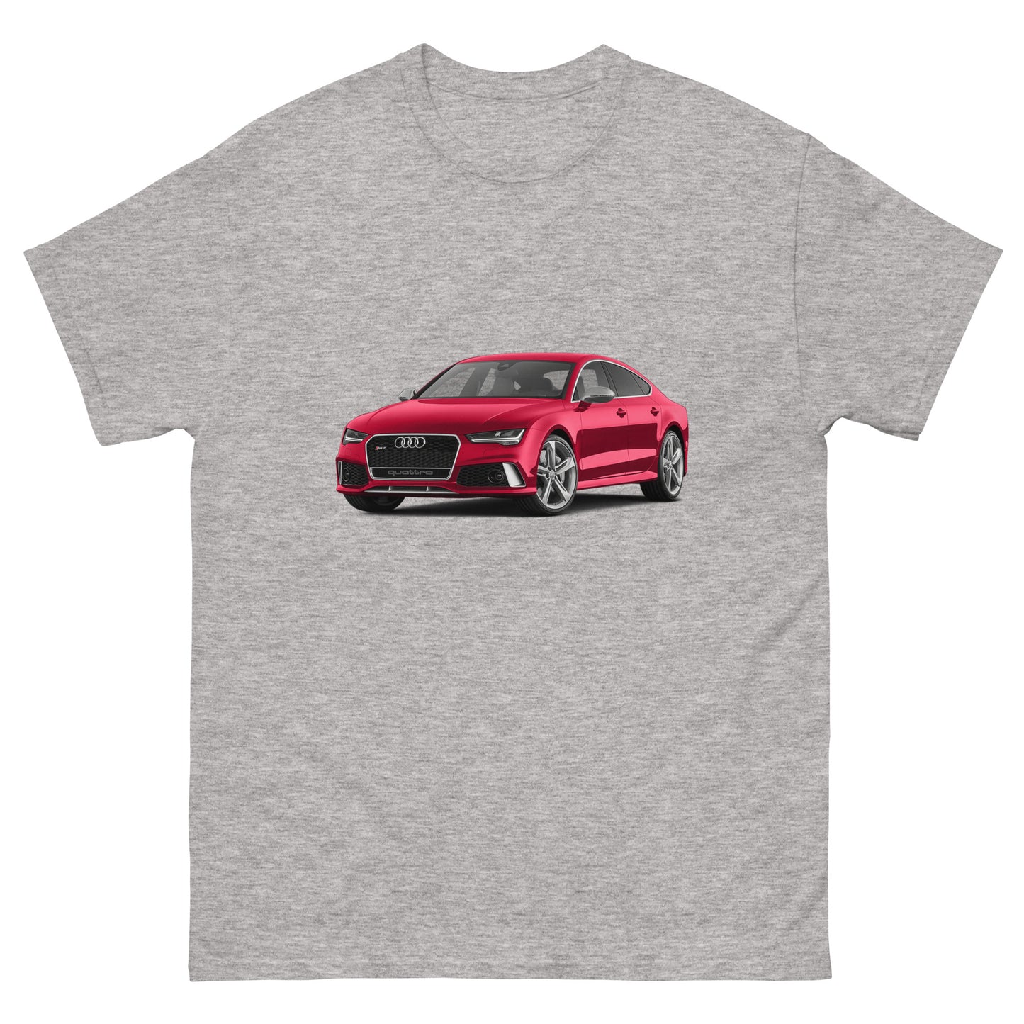 Мъжка класическа тениска RED CAR AUDI