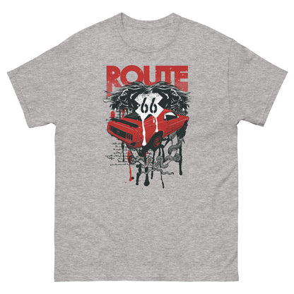 Мъжка класическа тениска ROUTE 66 ART