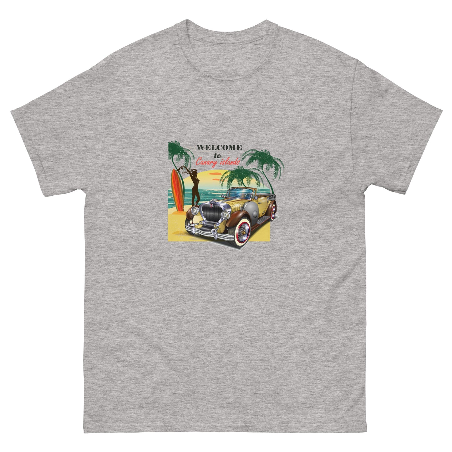 Men's classic tee WELCOME TO CANARY ISLANDS