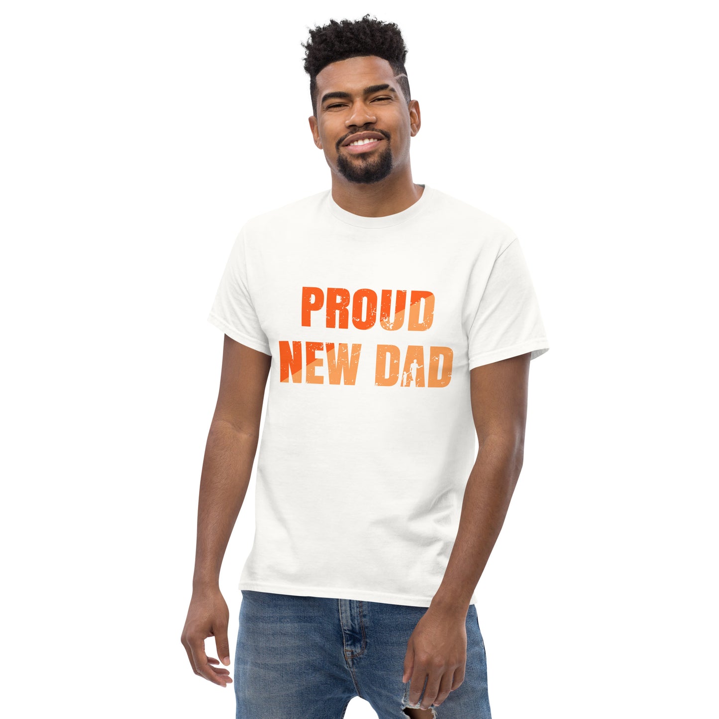 Camiseta clásica de hombre ORGULLOSO NUEVO PAPÁ